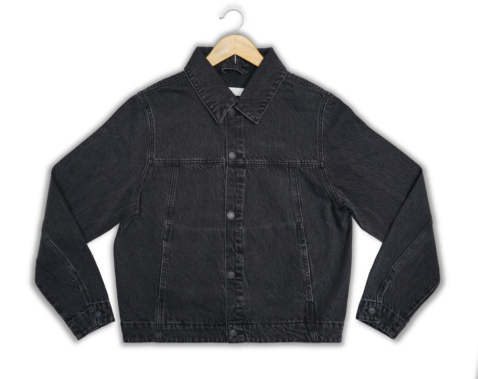 Zara Black Denim Jacket