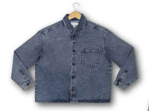 Zara Gray Denim Jacket