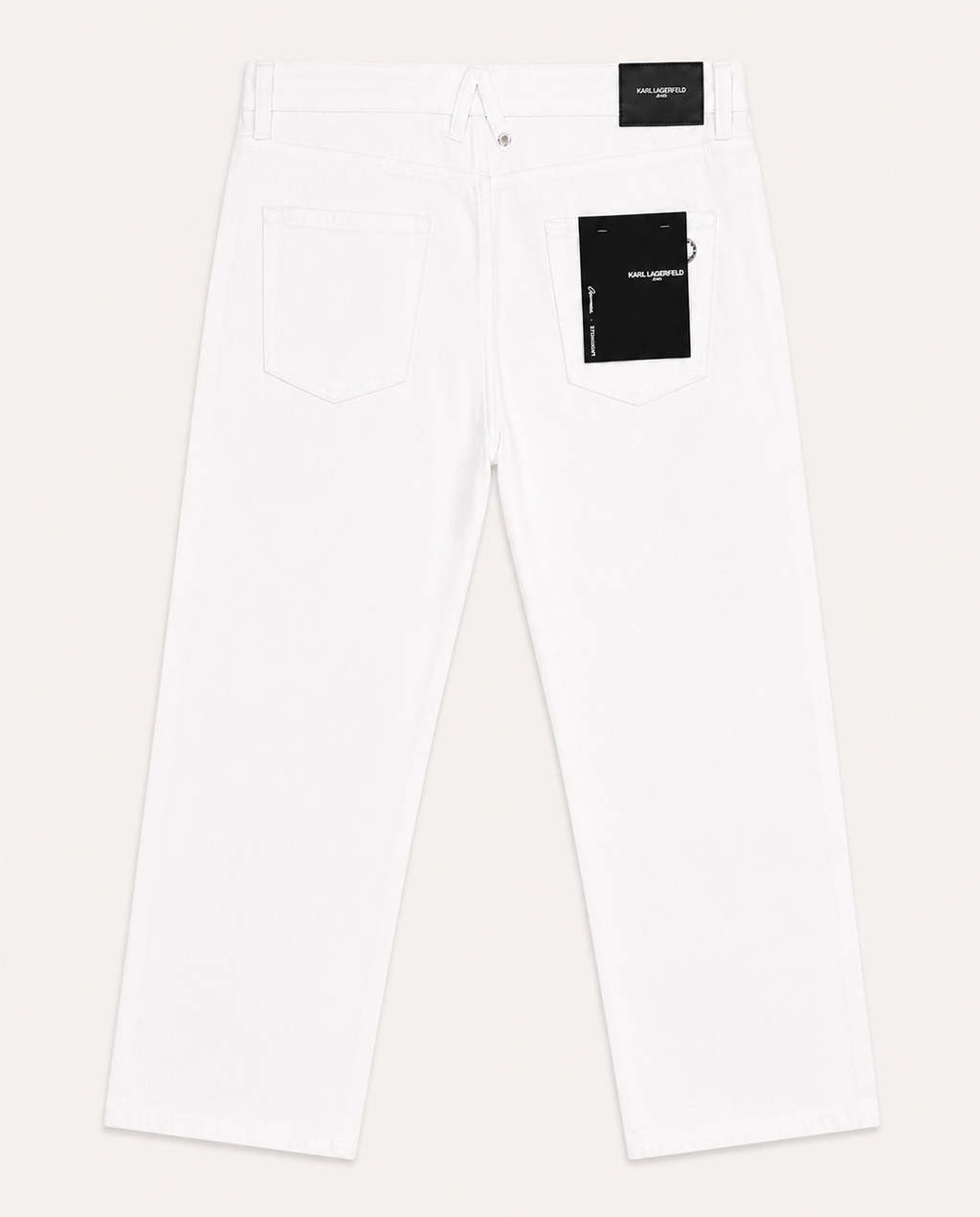 Karl Lagerfeld Signature White Denim