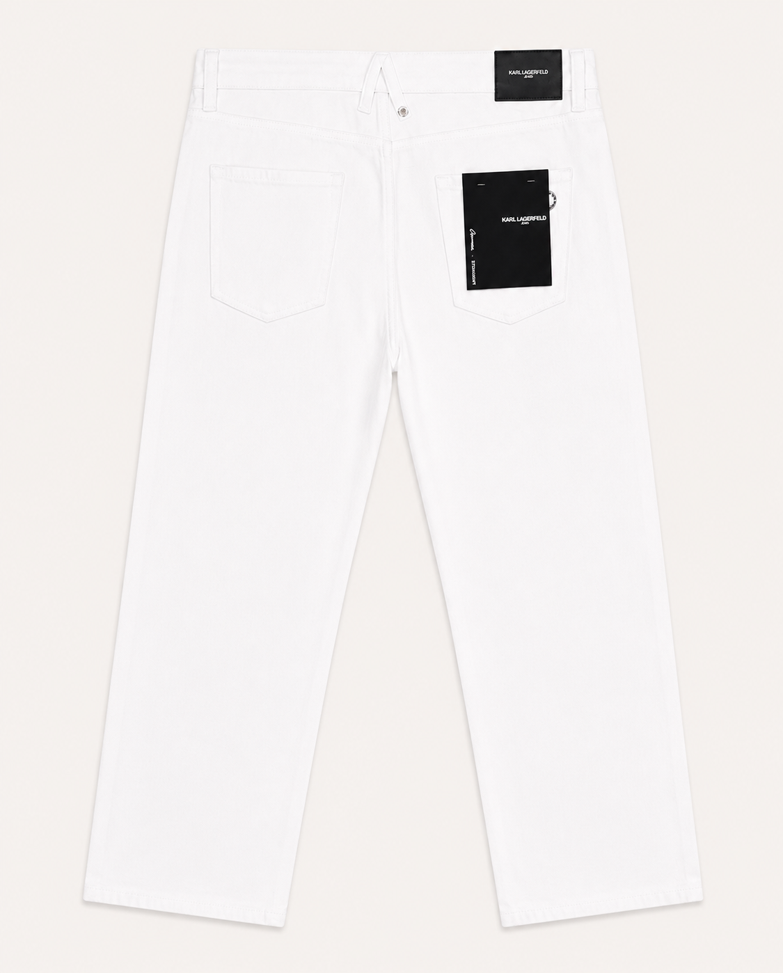 Karl Lagerfeld Signature White Denim