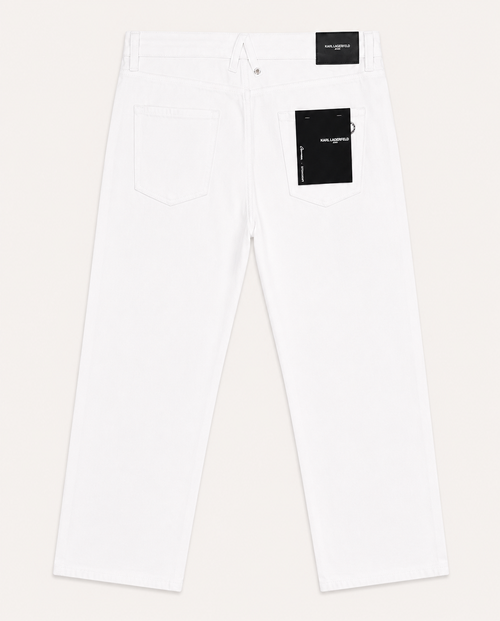 Karl Lagerfeld Signature White Denim