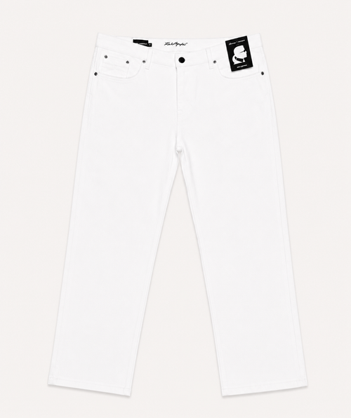 Karl Lagerfeld Signature White Denim