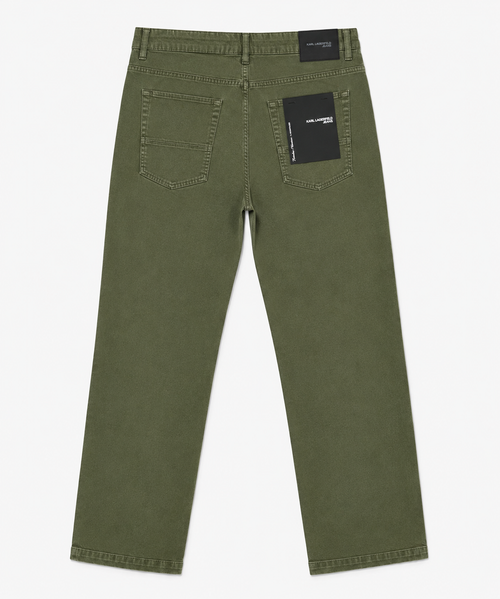 Karl Lagerfeld Green Straight Pants