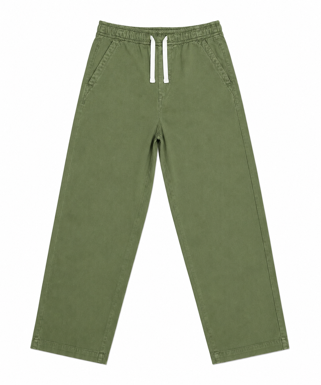 Olive Drawstring Trouser