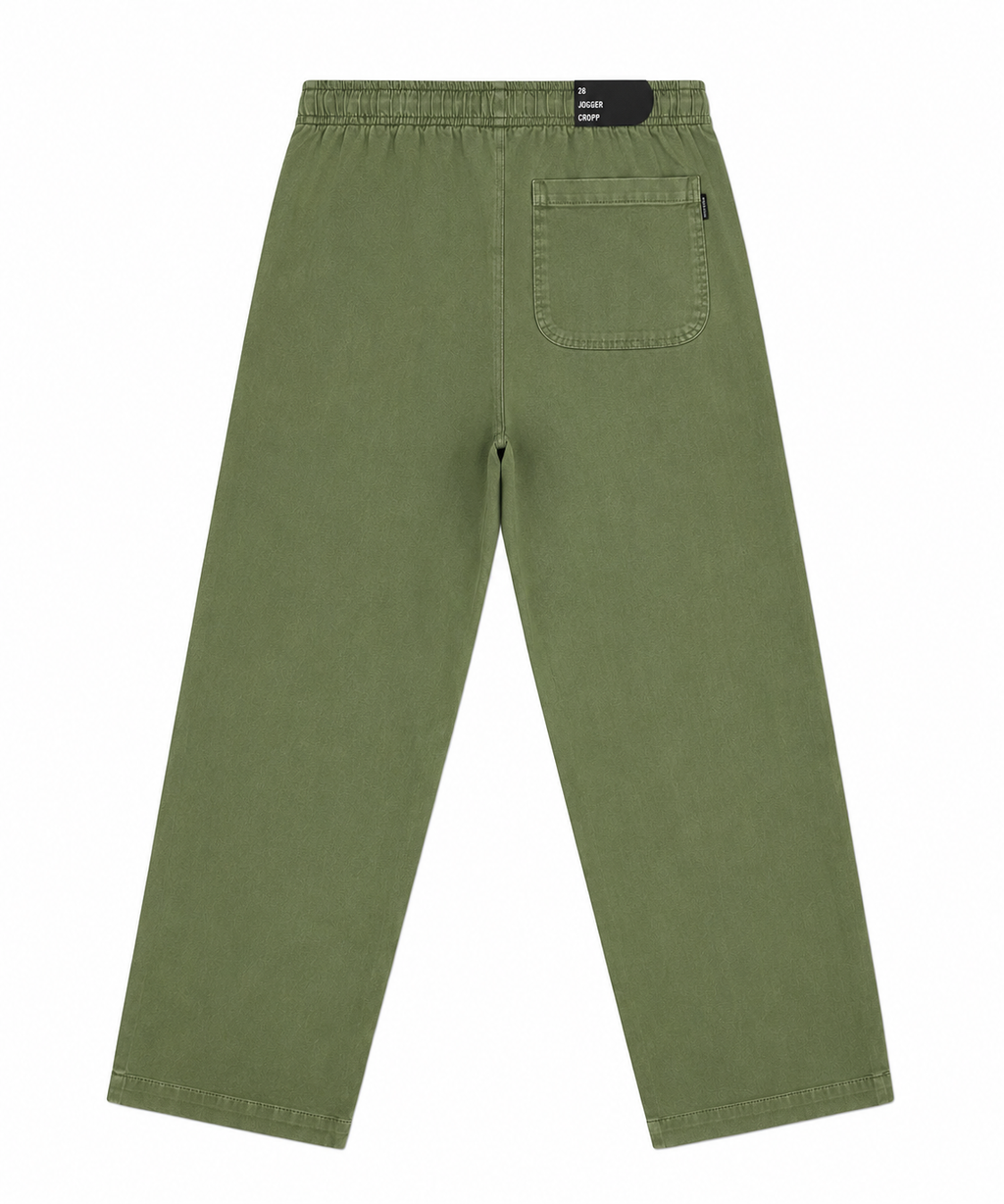 Olive Drawstring Trouser